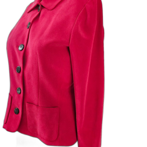 Dana Buchman Women's Red Blazer - Picture 5 of 11